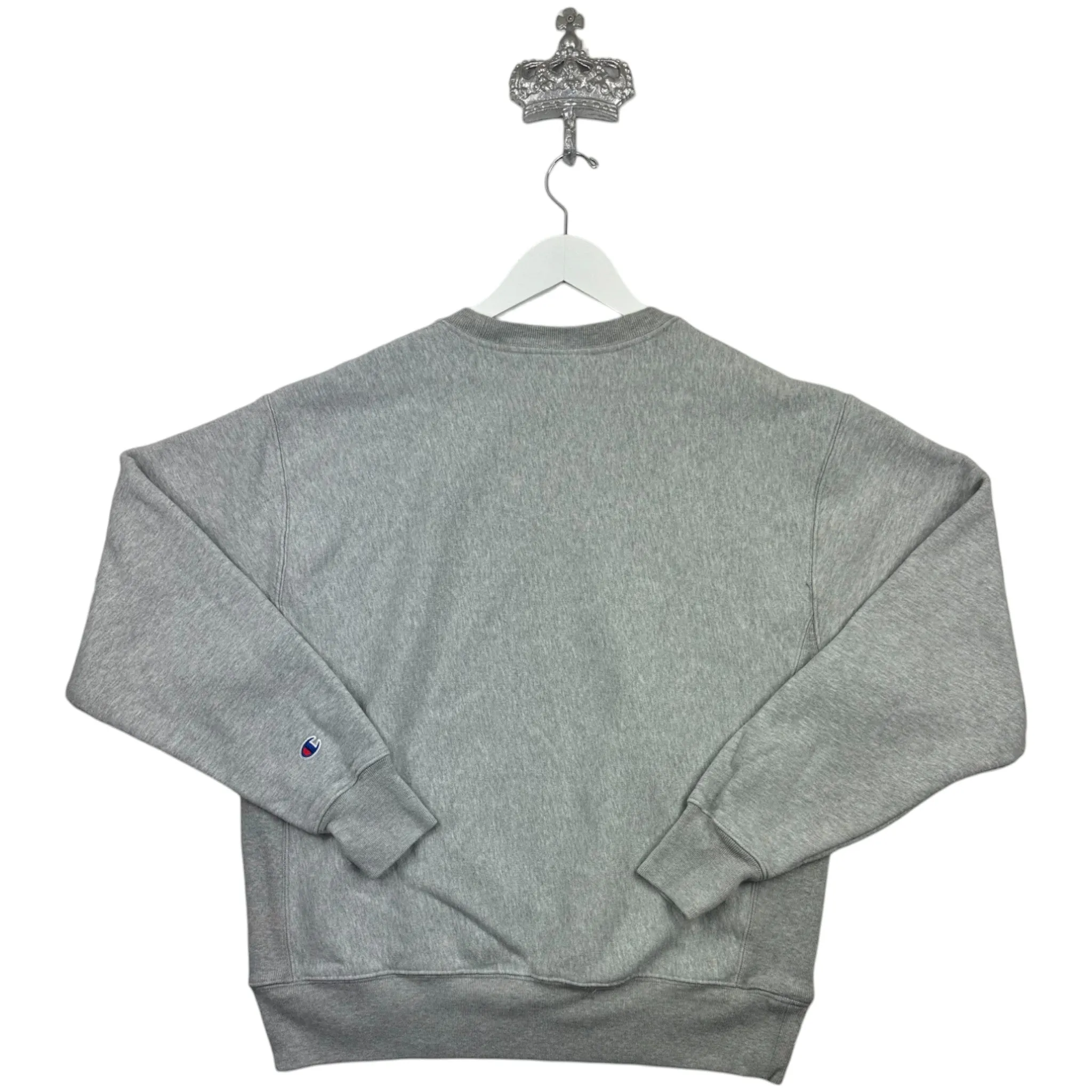 CHAMPION BLANK "MINI LOGO" CREWNECK - (L)