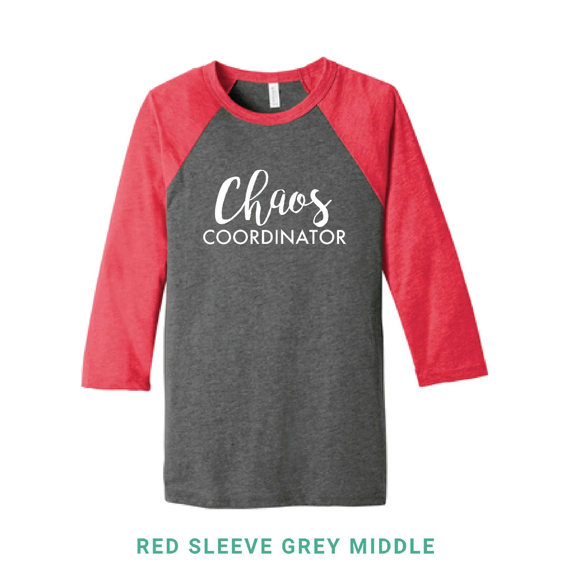 Chaos Coordinator Baseball T-Shirt