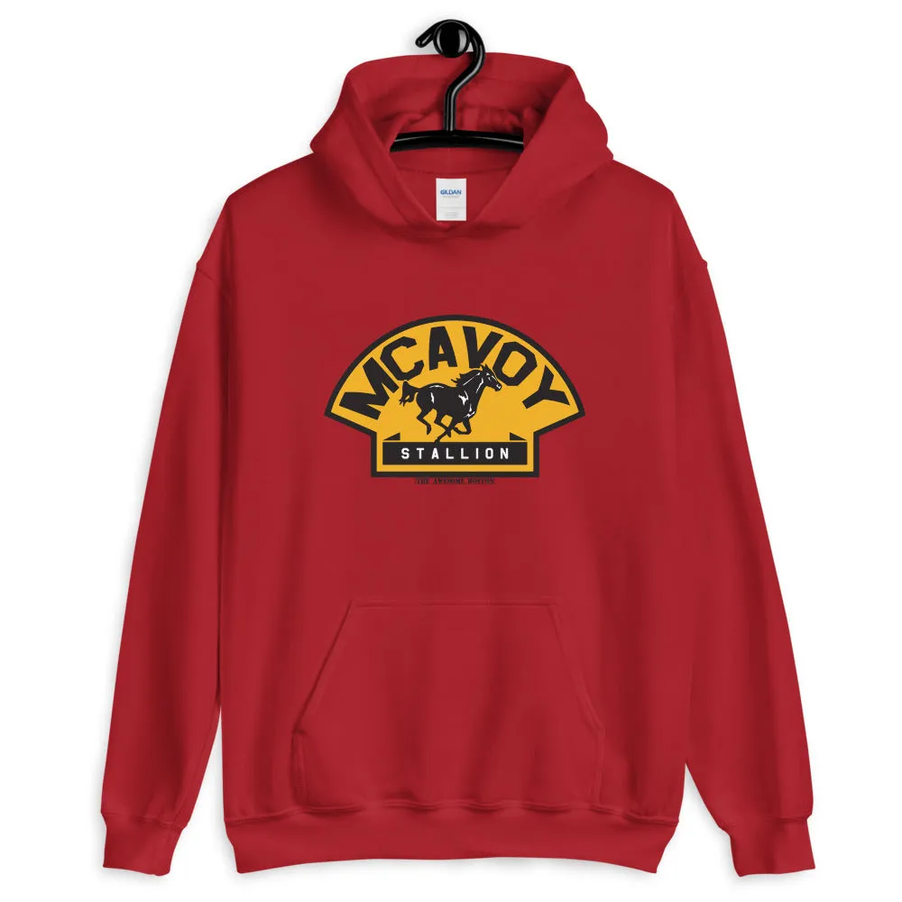 Charlie McAvoy Stallion Hockey Hooded Sweatshirt