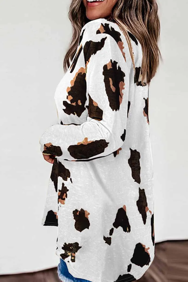 Chicindress V-neck Leopard Print Loose Top