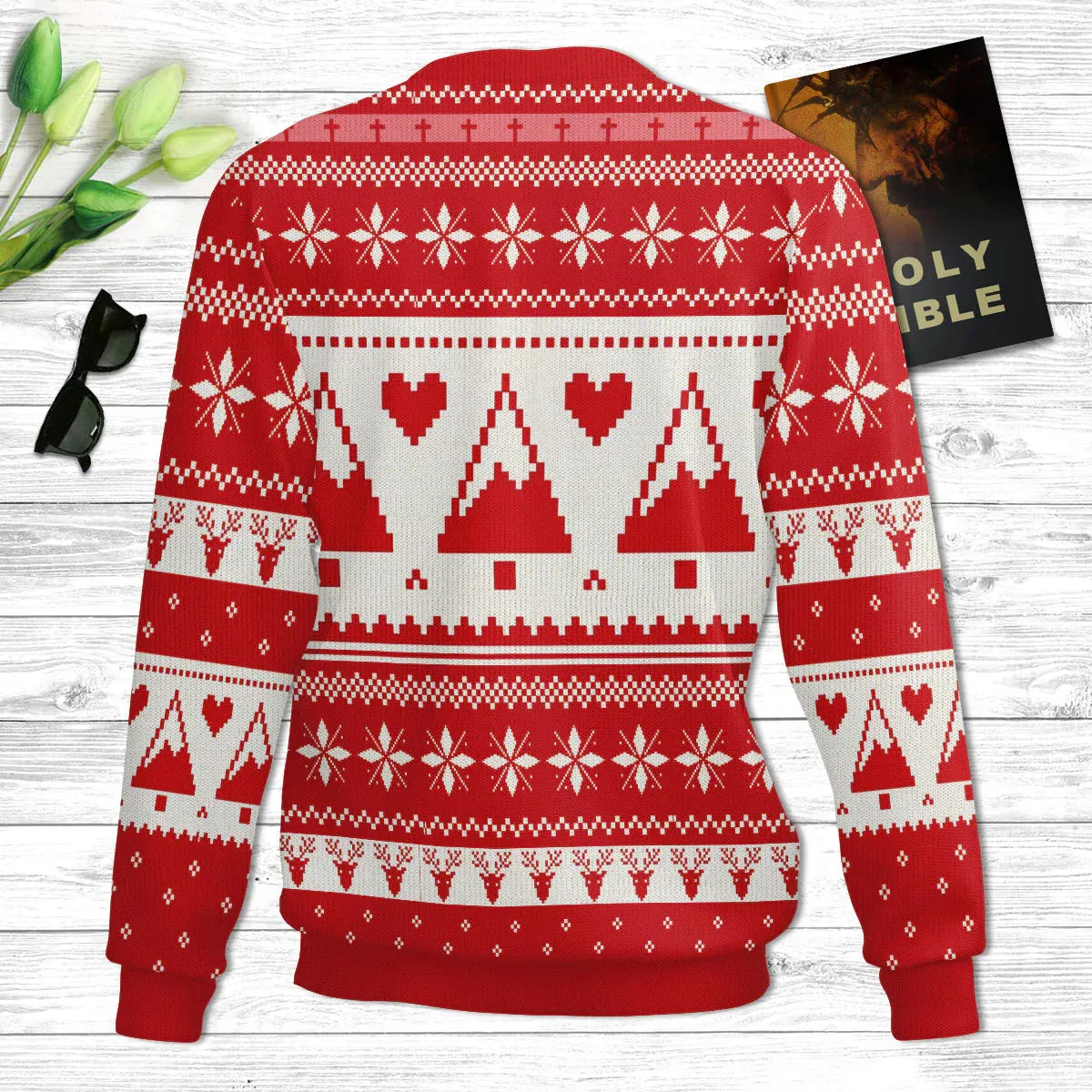 Christianartbag 3D Sweater, I Can Do All Things Through Christ Philippians 4:13, Unisex Sweater, Christmas Gift.