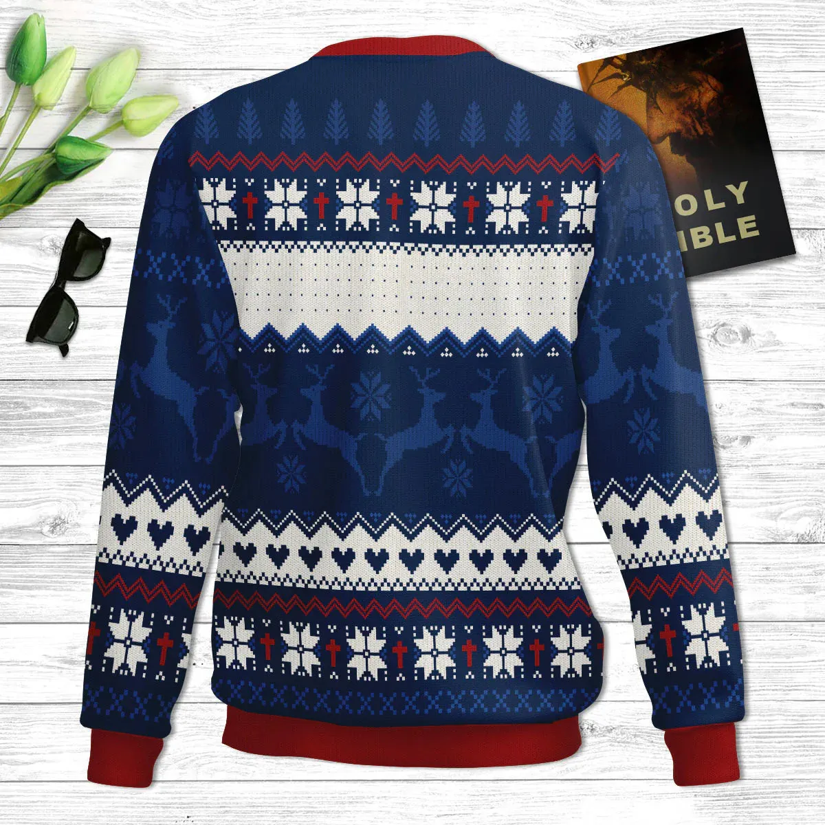 Christianartbag 3D Sweater, I Will Walk By Faith Even When Cannot See | 2 Corinthians 5:7, Unisex Sweater, Christmas Gift.
