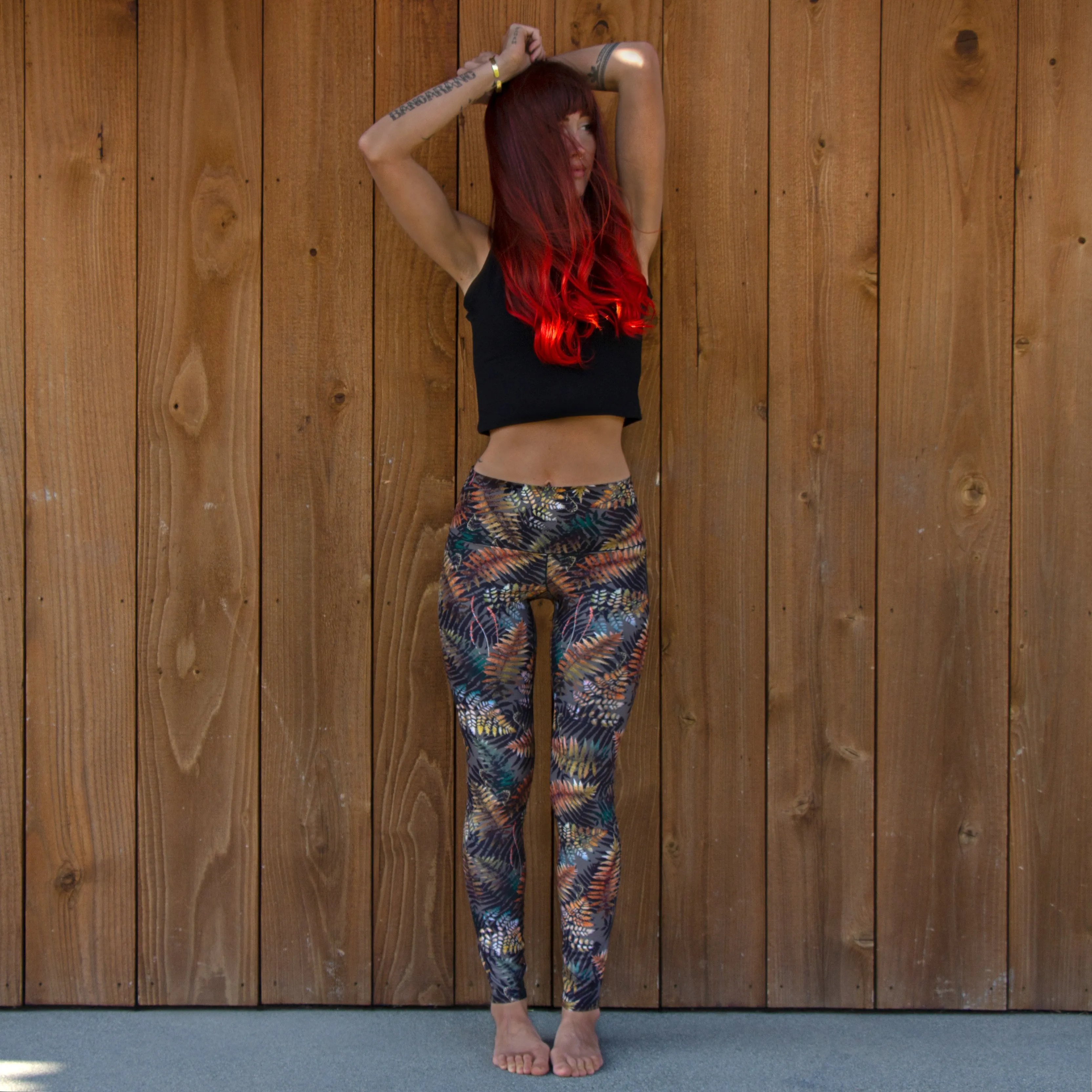 Cinnamon Fern Yoga Legging