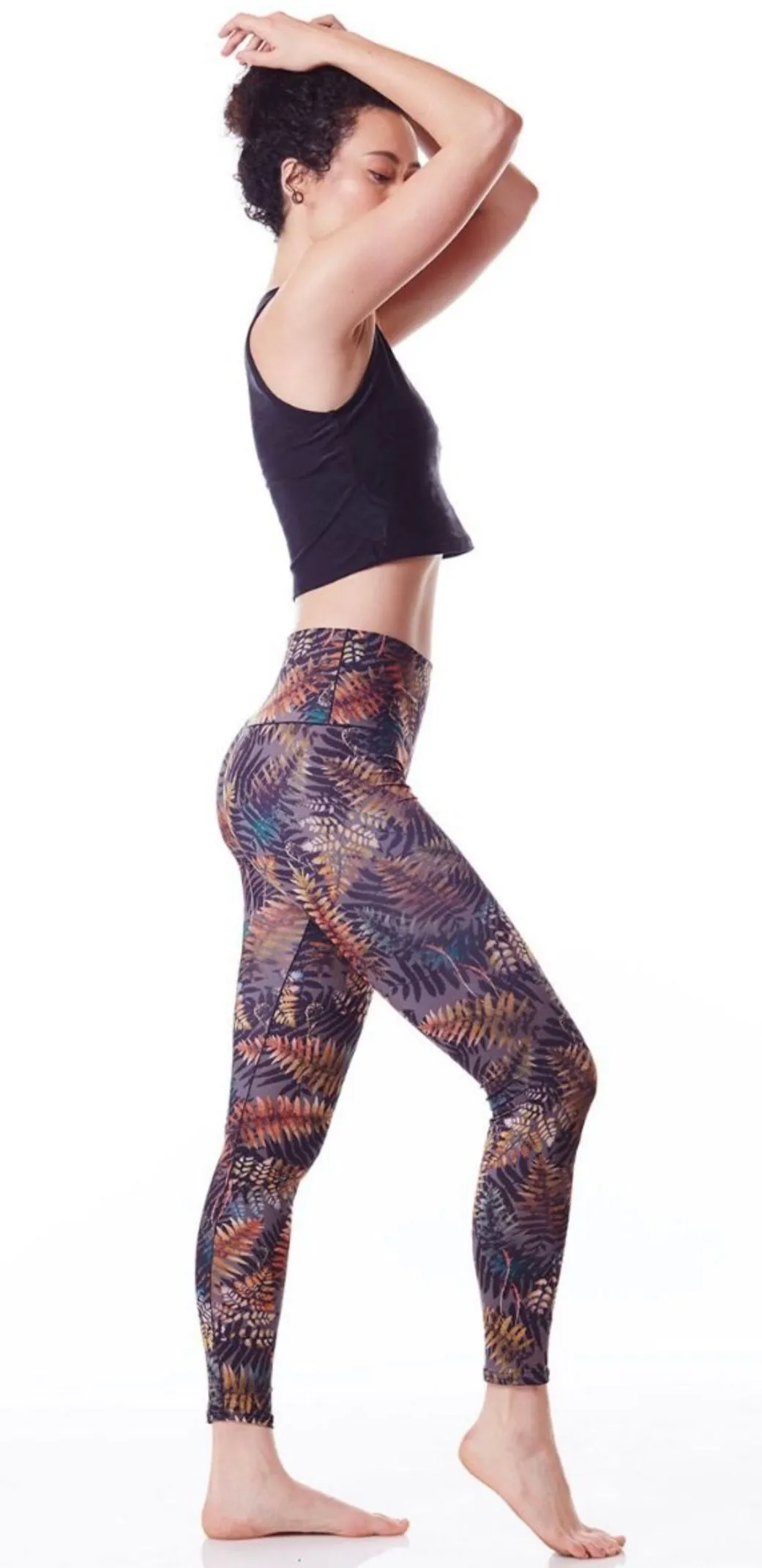 Cinnamon Fern Yoga Legging