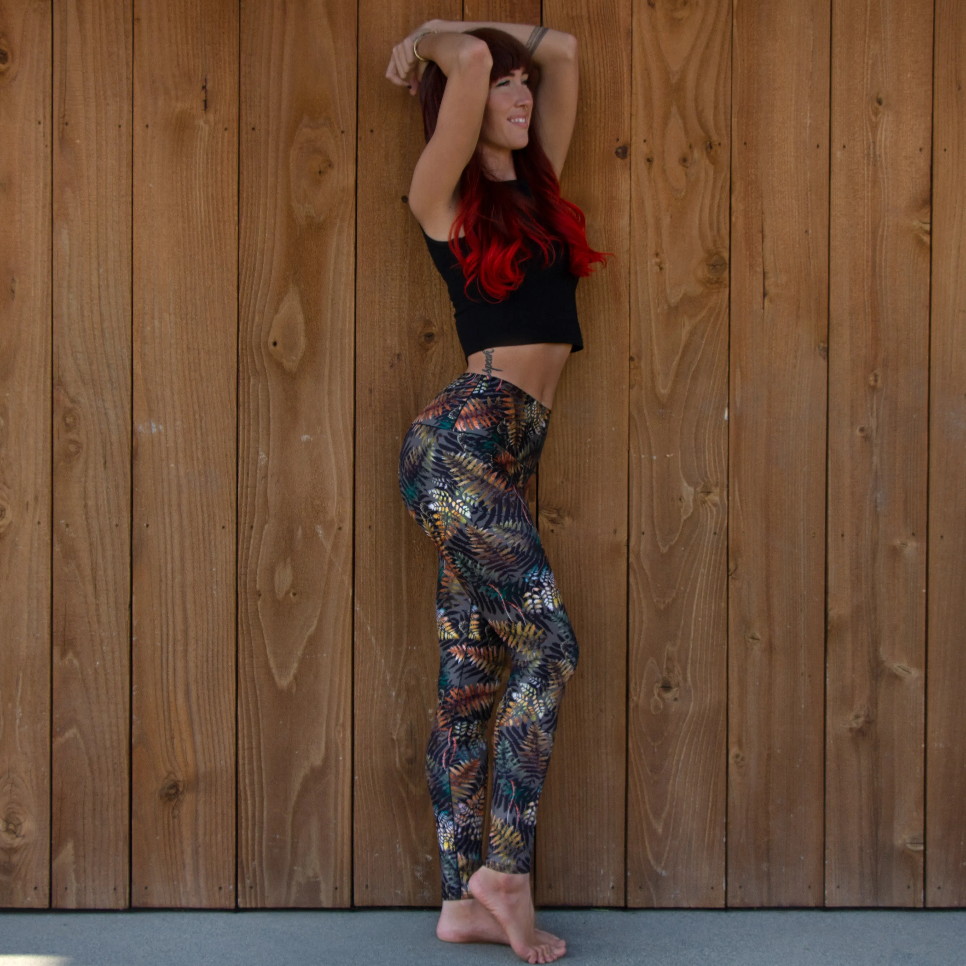 Cinnamon Fern Yoga Legging