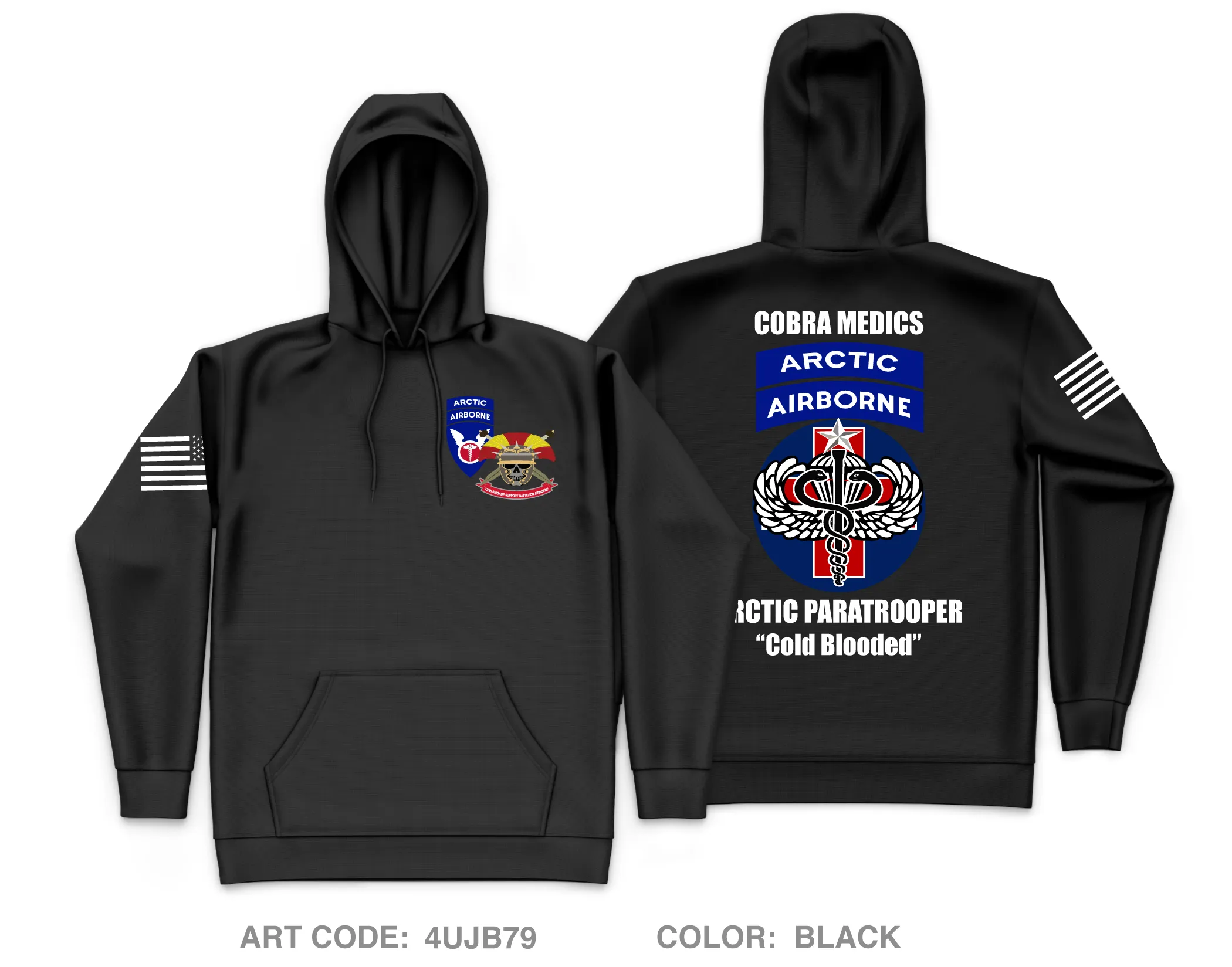 Cobra Medics 725 BSB Core Men's Hooded Performance Sweatshirt - 4UJB79
