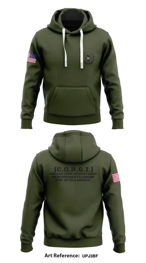 Collection Operations Requirements Group for Intelligence [C.O.R.G.I.] Store 1  Core Men's Hooded Performance Sweatshirt - Upj3bF