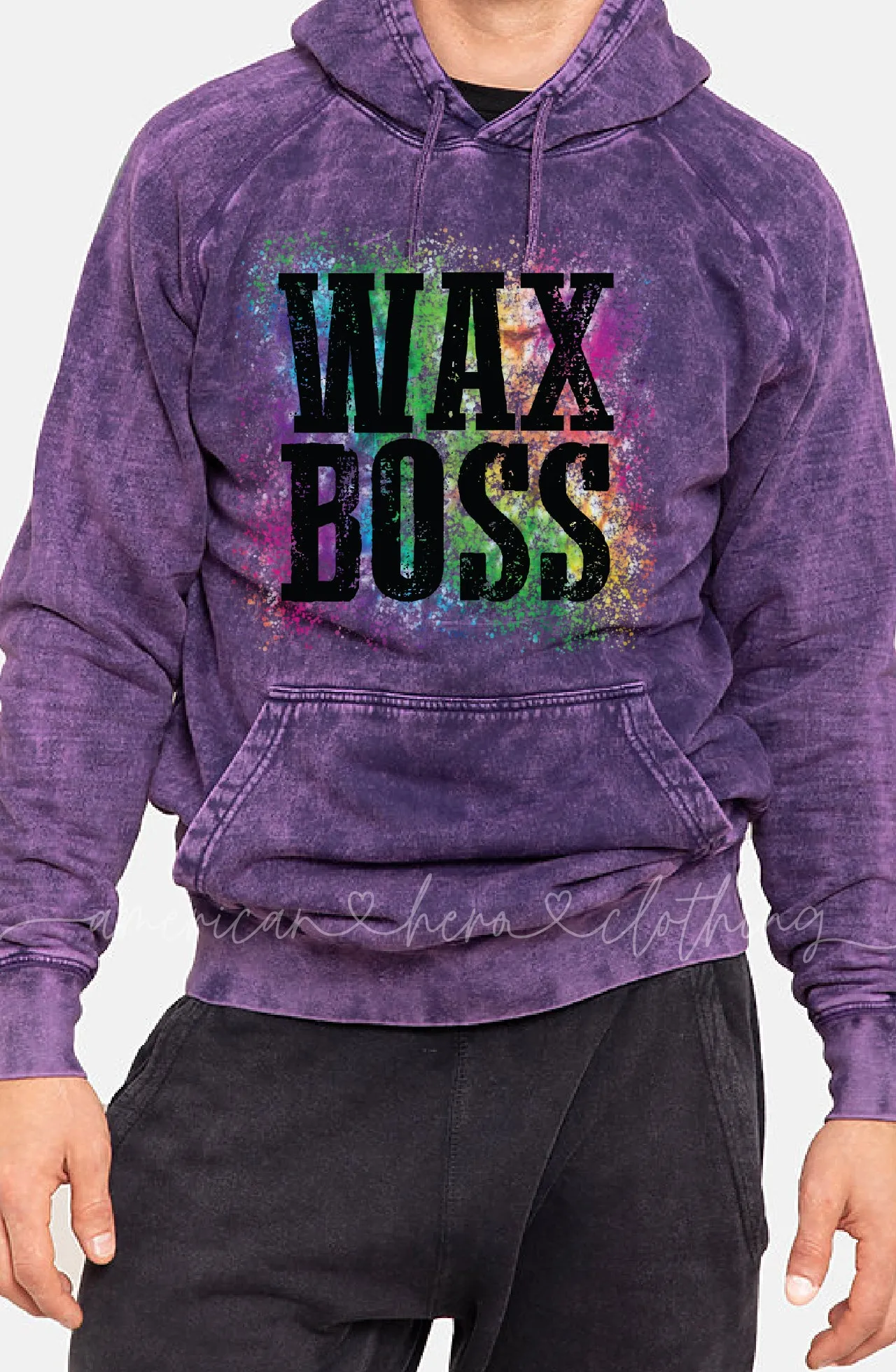 Color Splatter Wax Boss Tee