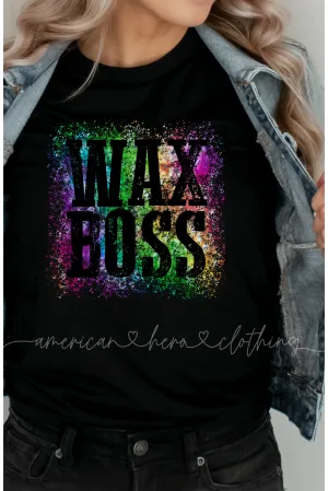 Color Splatter Wax Boss Tee