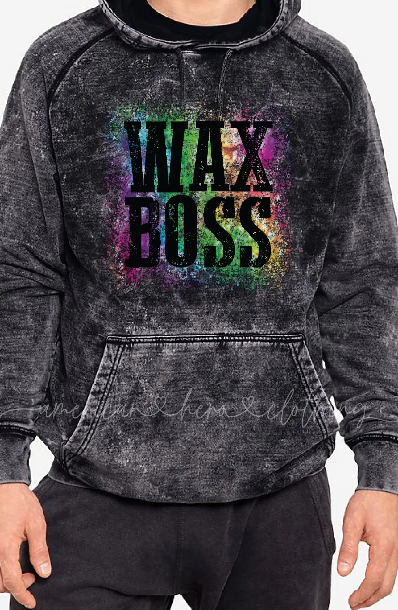 Color Splatter Wax Boss Tee