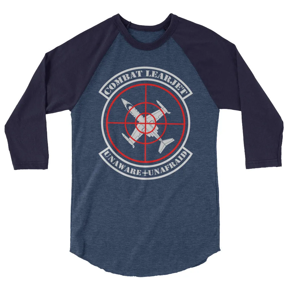 Combat Learjet Baseball T-Shirt