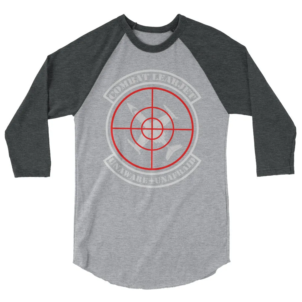 Combat Learjet Baseball T-Shirt