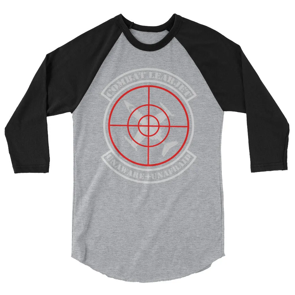 Combat Learjet Baseball T-Shirt