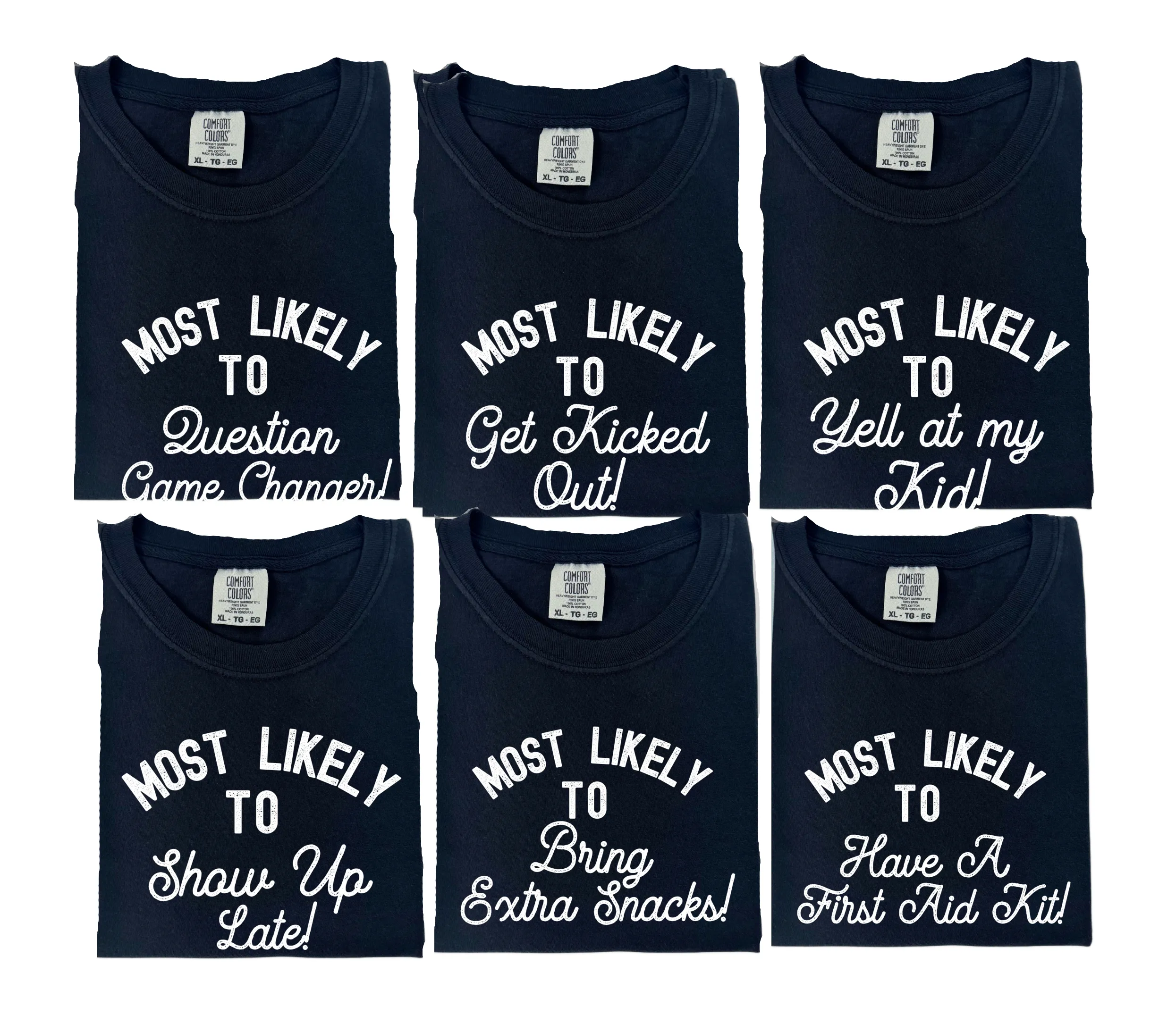 Comfort Colors Funny Baseball Mom Sayings Tee/ Baseball Mom Most Likely to Shirts