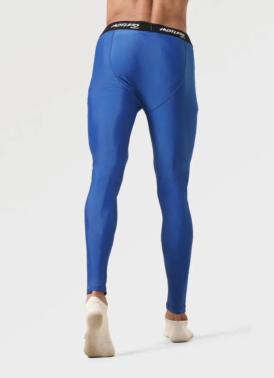 Compression Leggings for Men - Blue