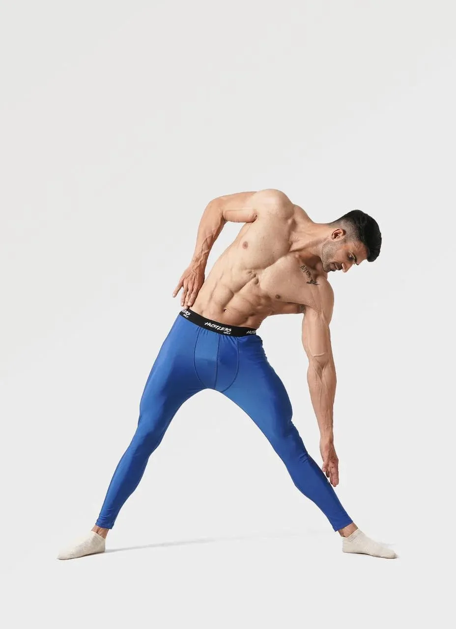 Compression Leggings for Men - Blue