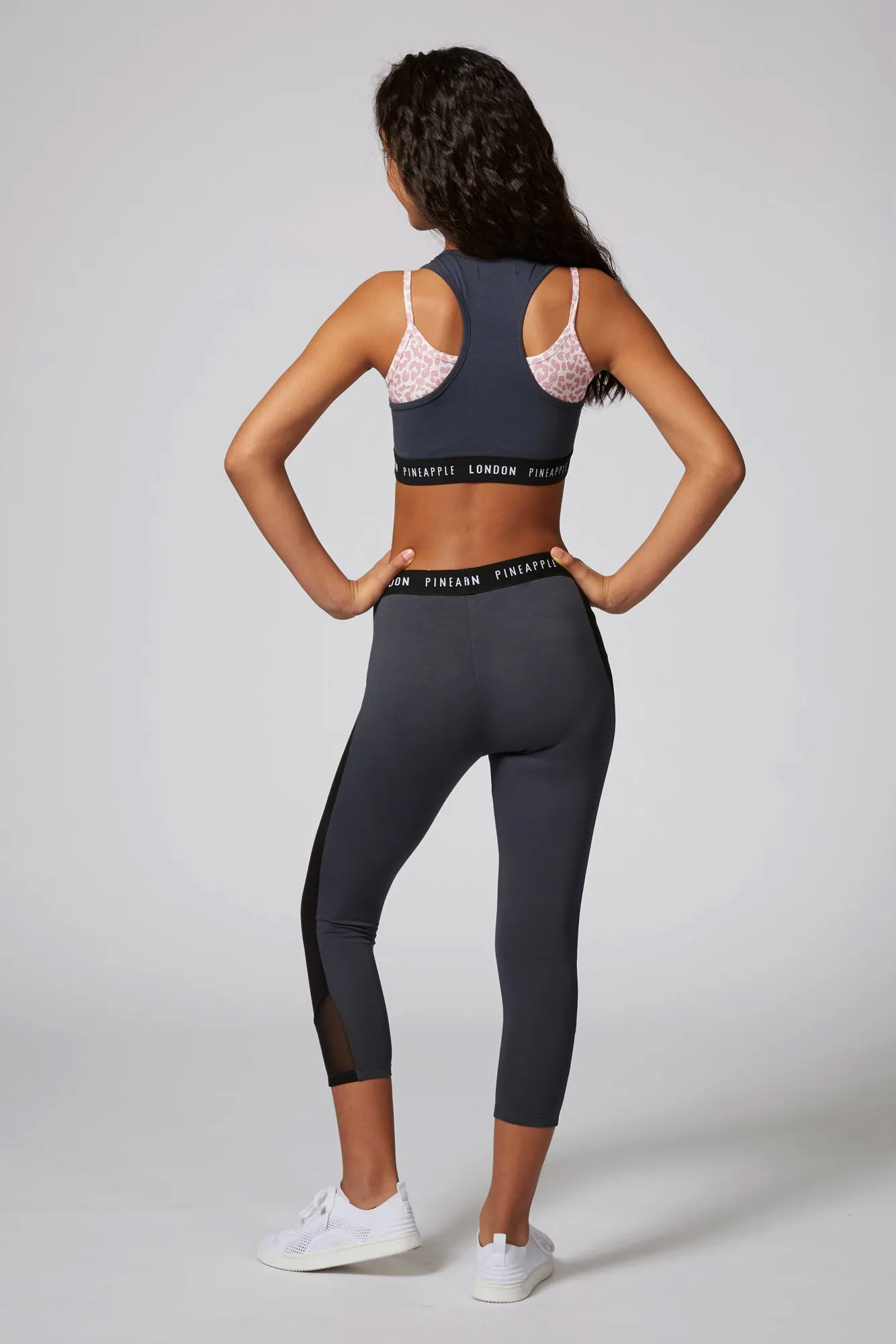 Contrast Mesh Leggings