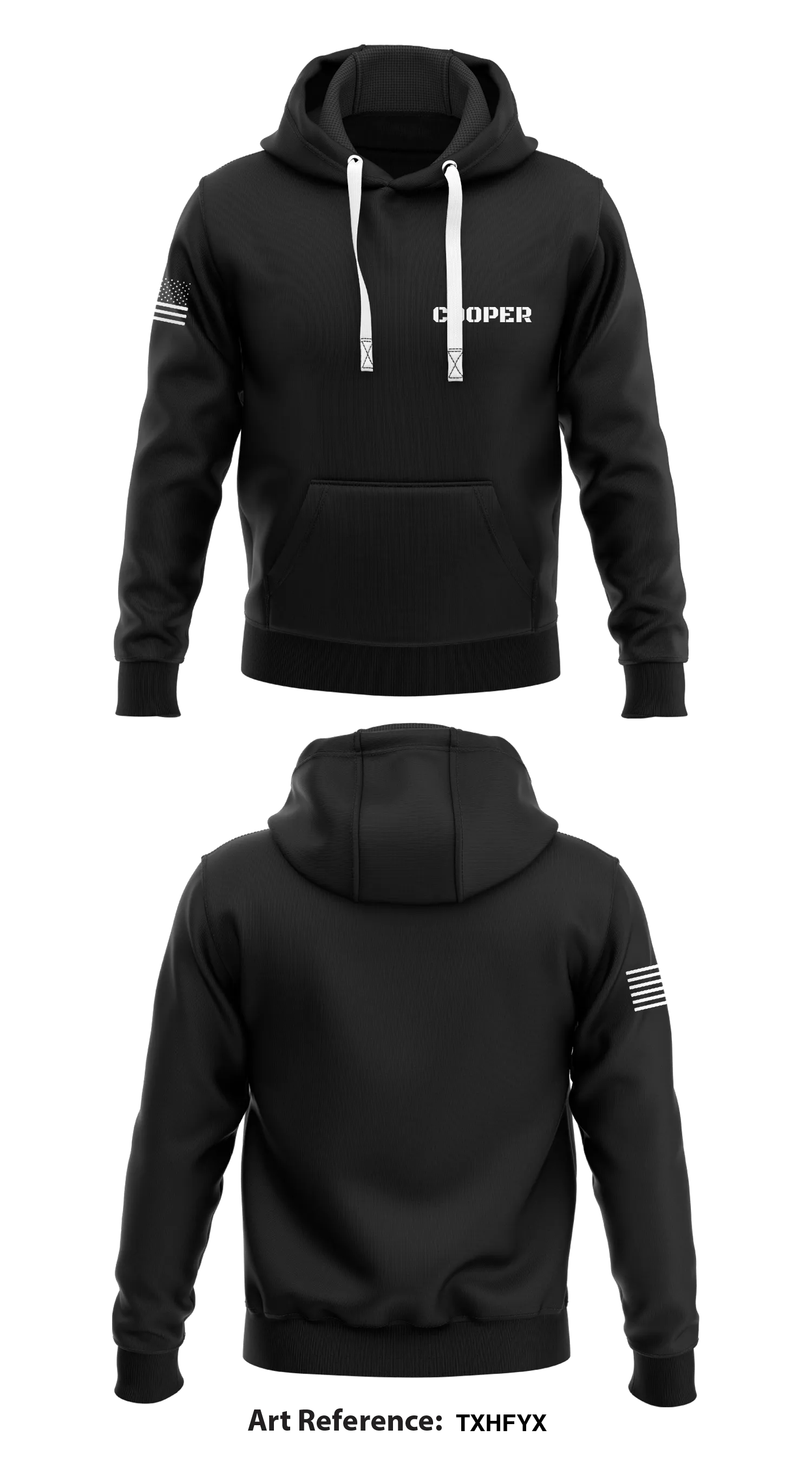 Cooper Store 1  Core Men's Hooded Performance Sweatshirt - TXhFYX