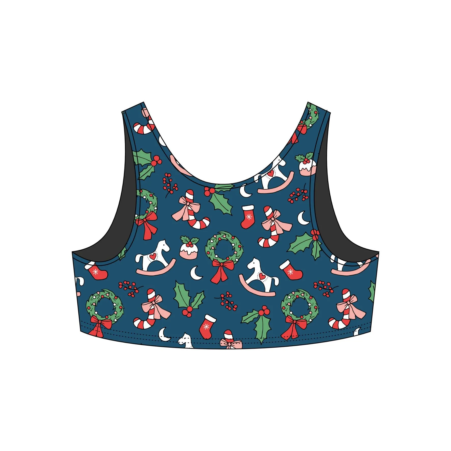 Cosy Christmas Sports Bra