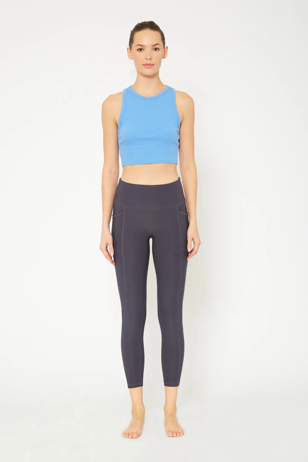 Cover Girl label mid rise 7/8 leggings