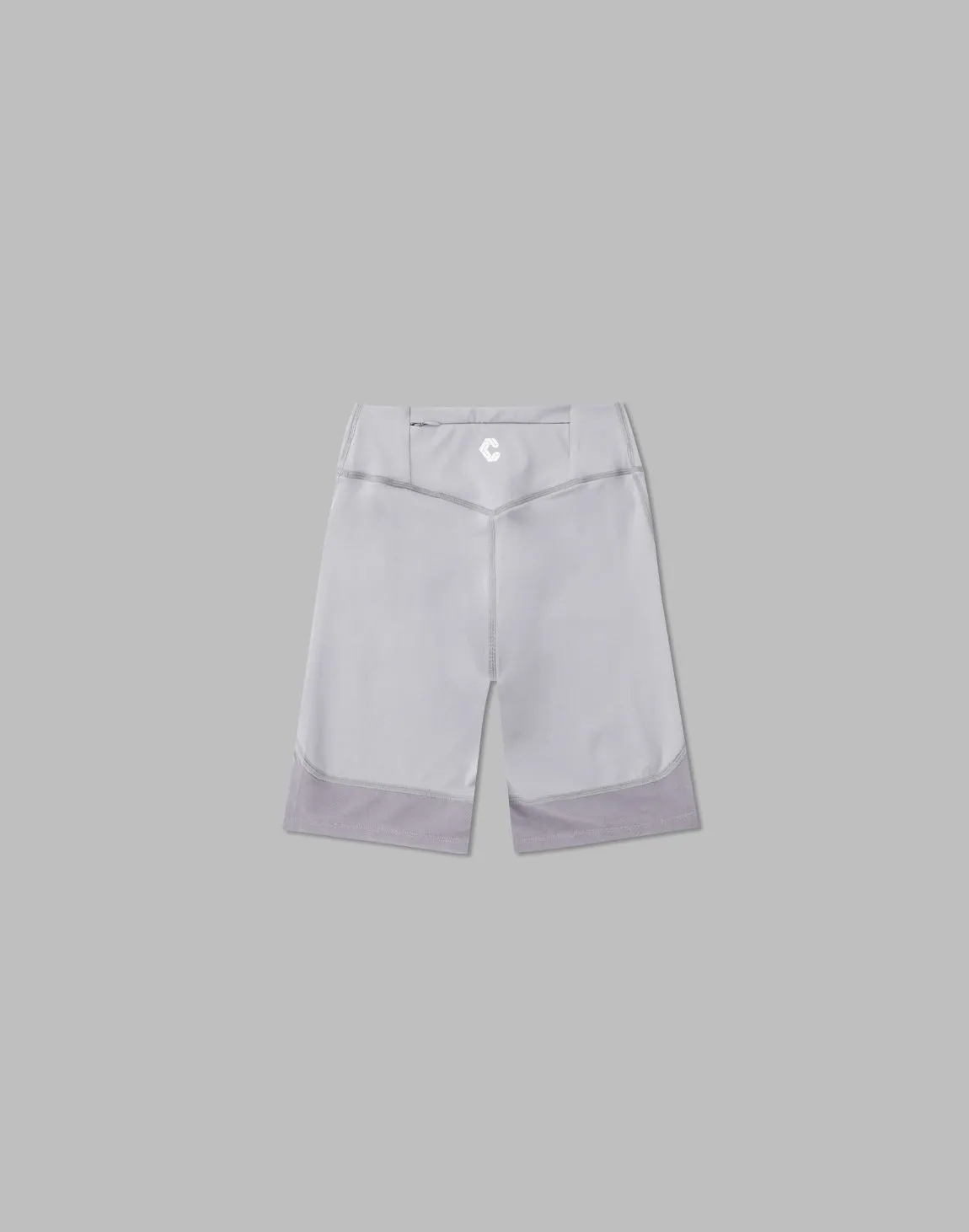 CRONOS WOMEN SPORTS MESH SHORT LEGGINGS【GRAY】