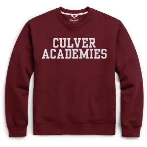 Culver Academies Essential Crew - Maroon