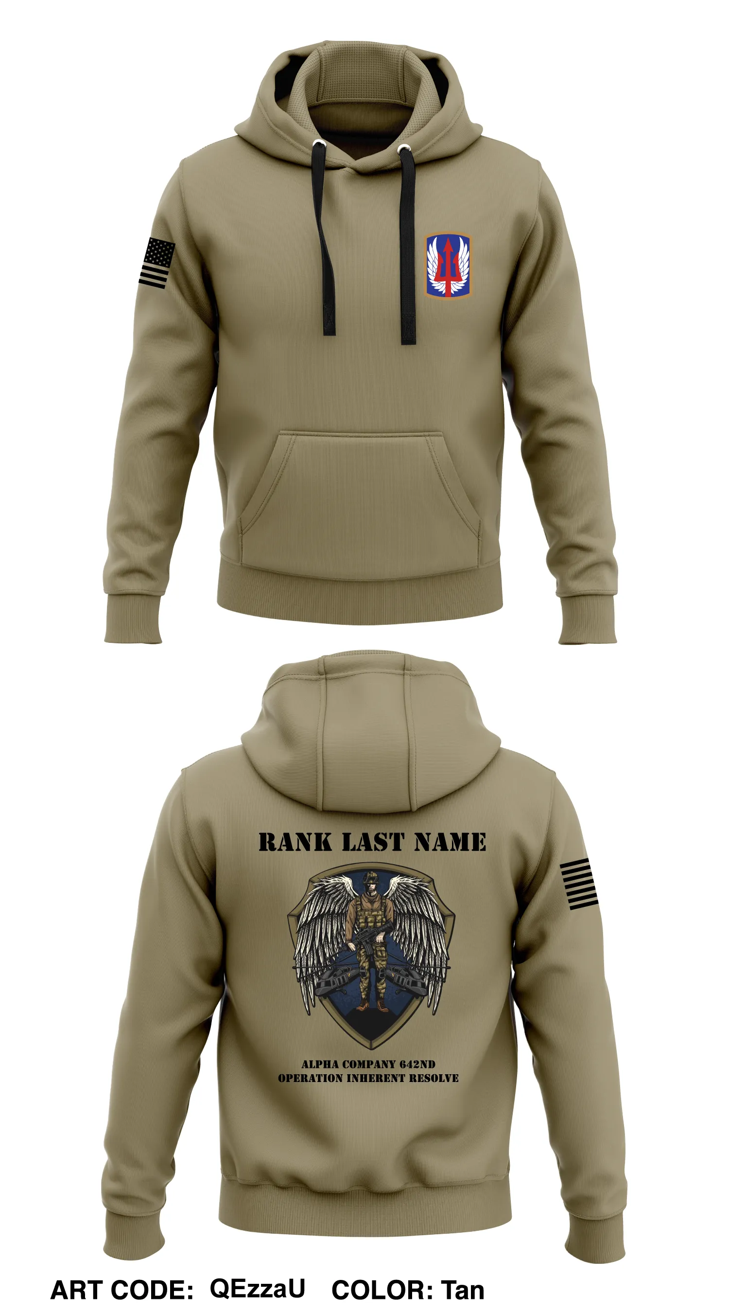 CUSTOM A Co 642D ASB  Core Men's Hooded Performance Sweatshirt - QEzzaU