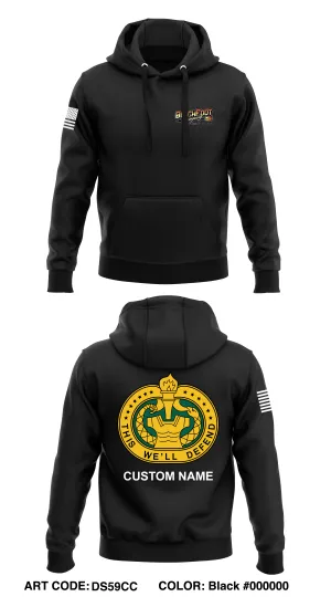 CUSTOM B Co 309th MI BN DS Core Men's Hooded Performance Sweatshirt - DS59CC