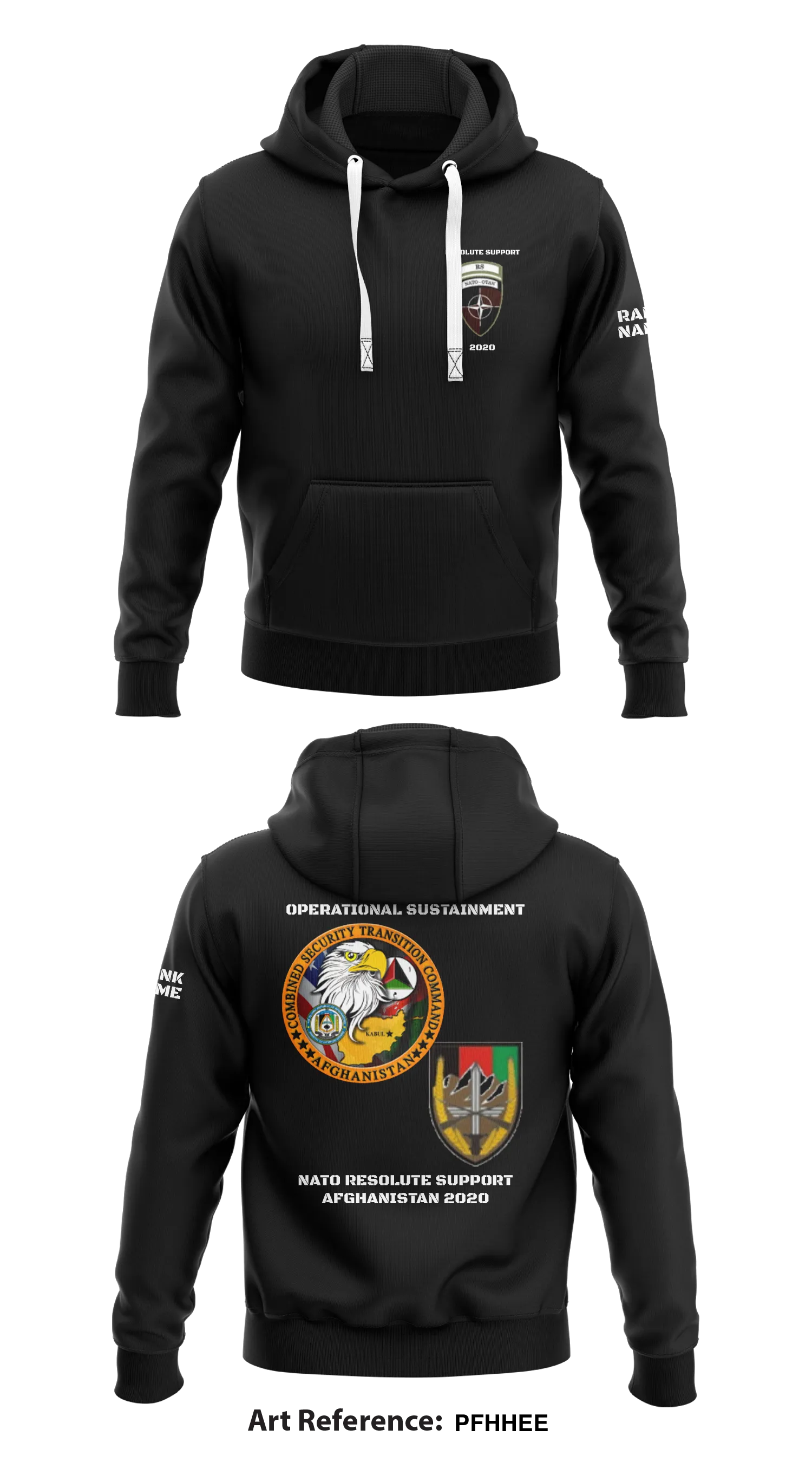 CUSTOM CSTC-A OS/LOG Core Men's Hooded Performance Sweatshirt - PfHhee