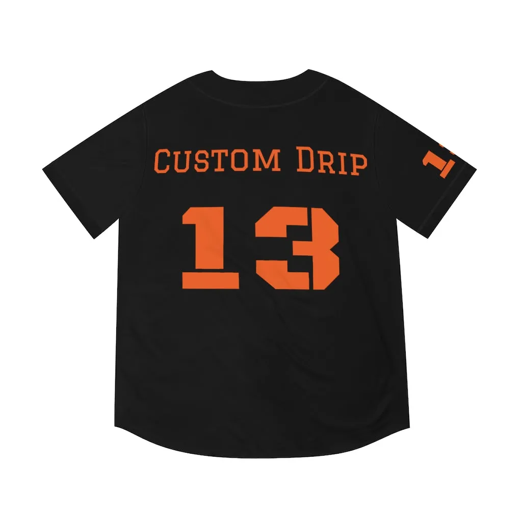 Custom Drip's Men's Baseball Jersey