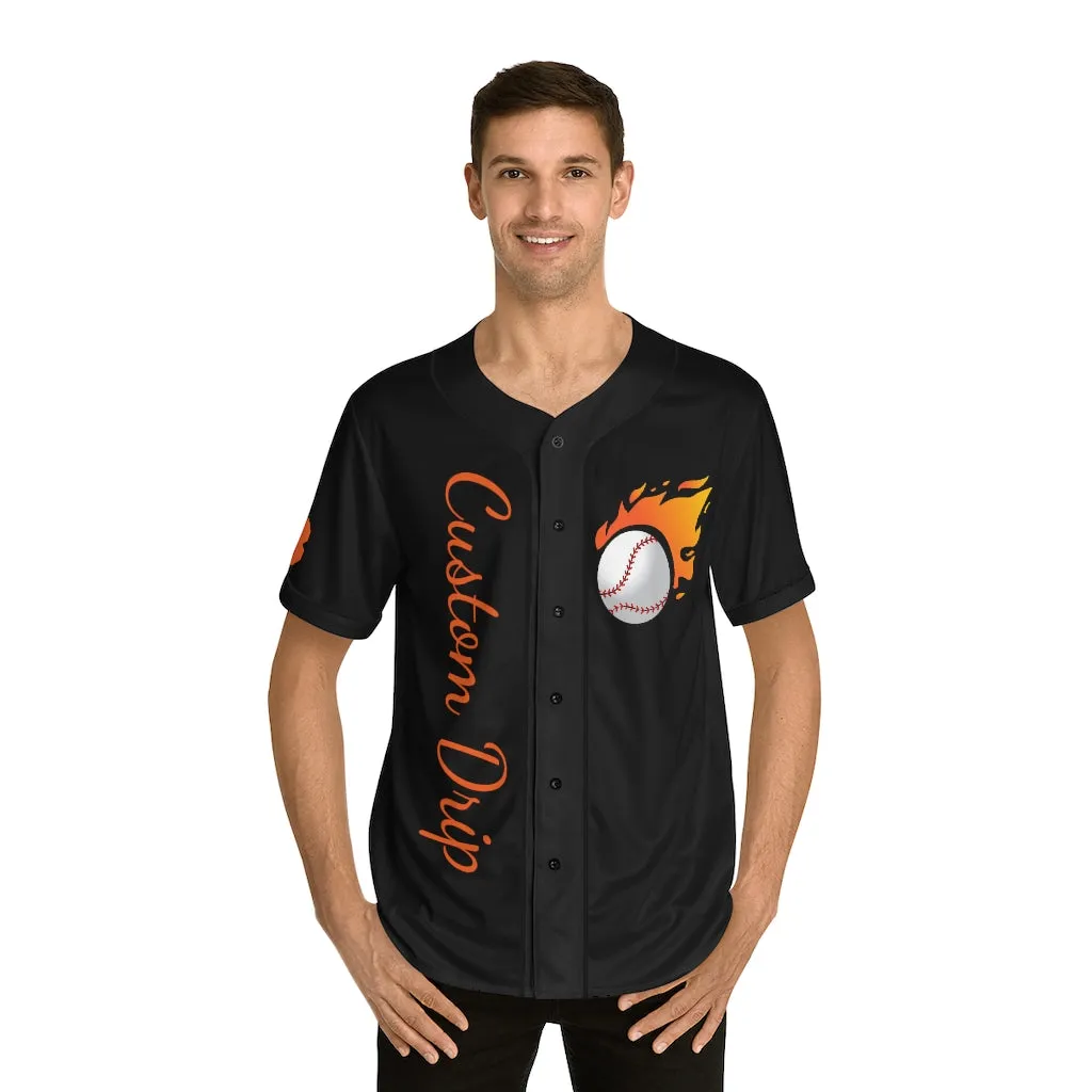 Custom Drip's Men's Baseball Jersey