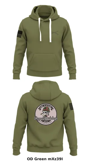 D Co, 1-187 3BCT  Store 1  Core Men's Hooded Performance Sweatshirt - mXz39I