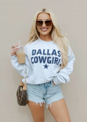 Dallas Cowgirl Athletic Grey Sweatshirt