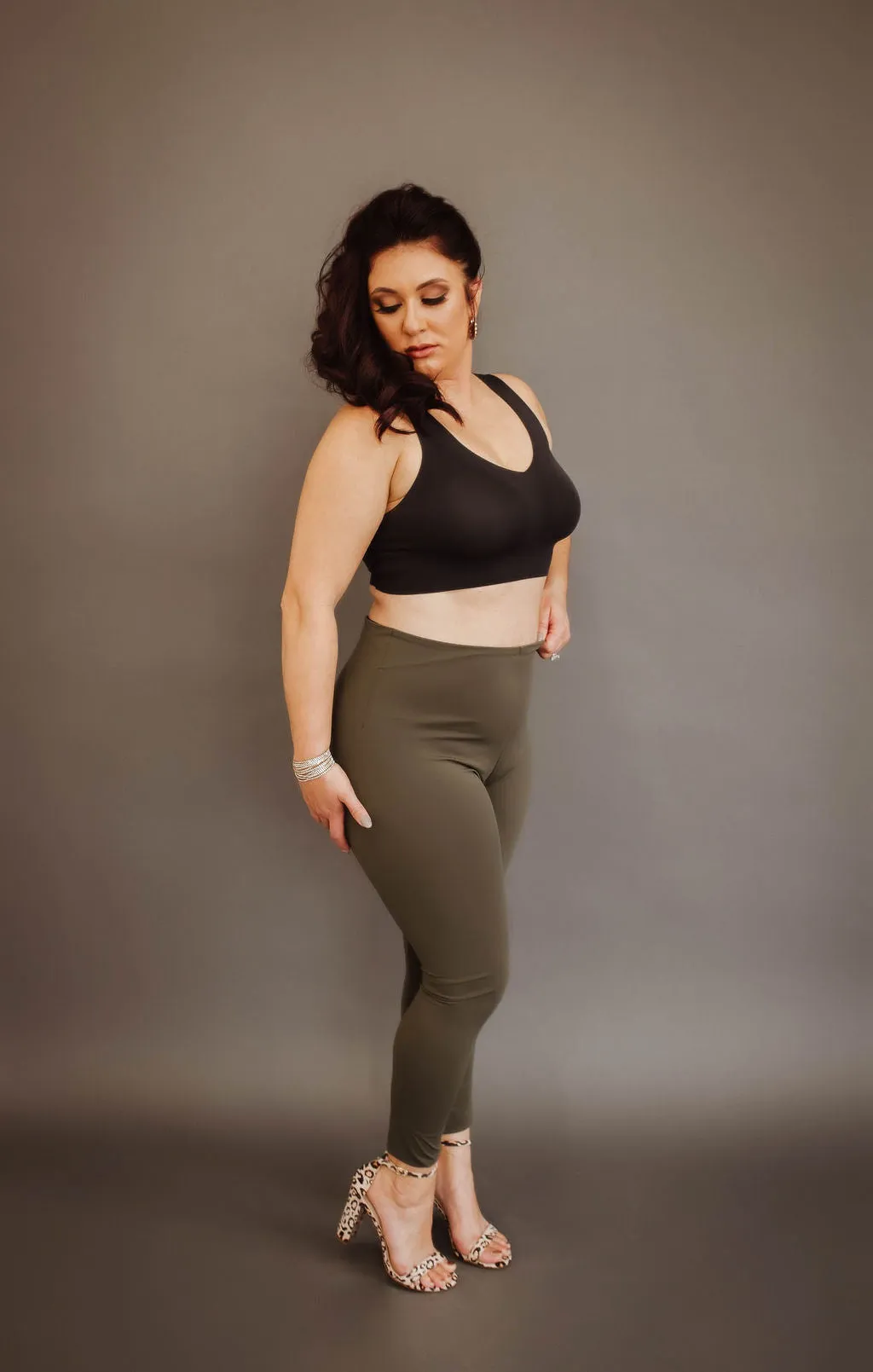 Dark Olive Fast Track Legging