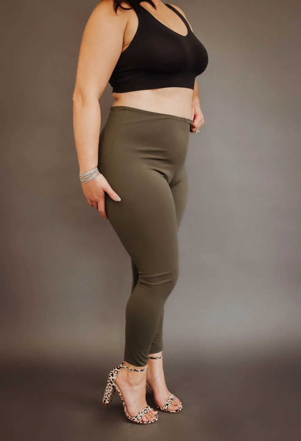 Dark Olive Fast Track Legging