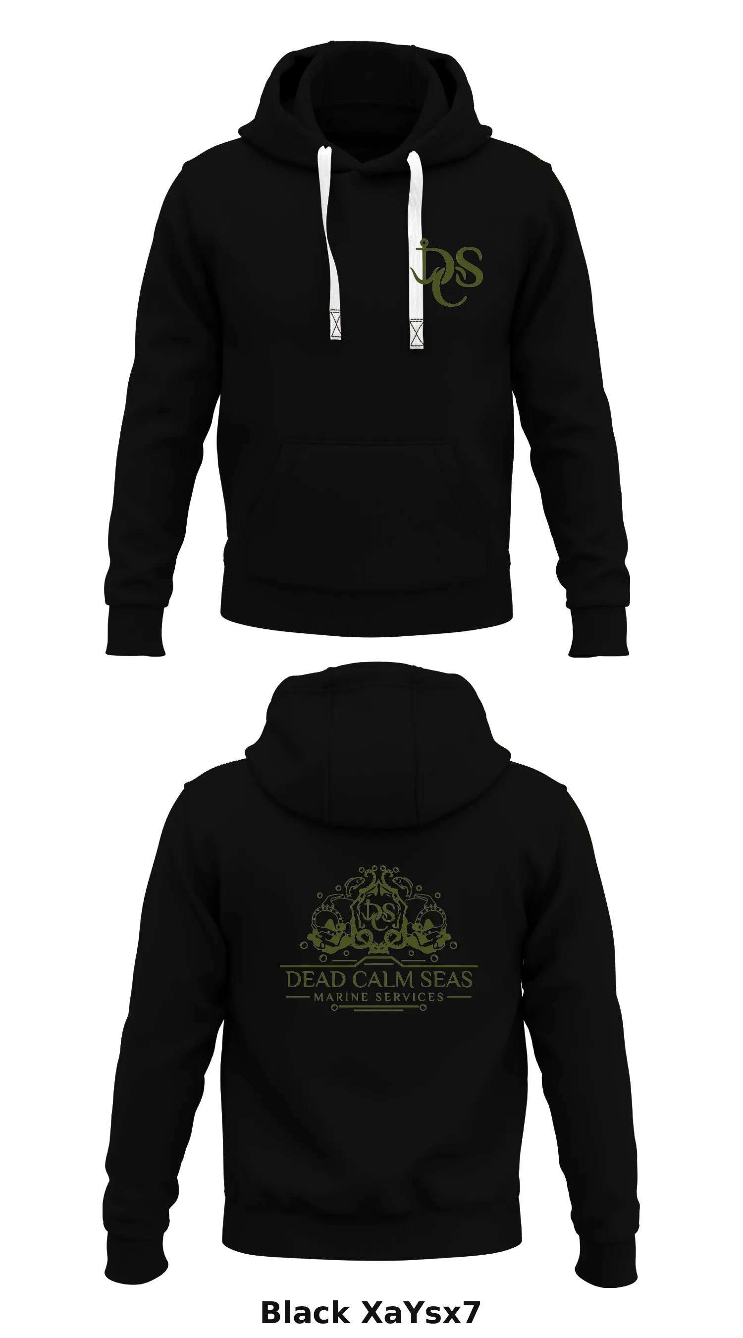 Dead Calm Seas Marine Services  Store 1  Core Men's Hooded Performance Sweatshirt - XaYsx7