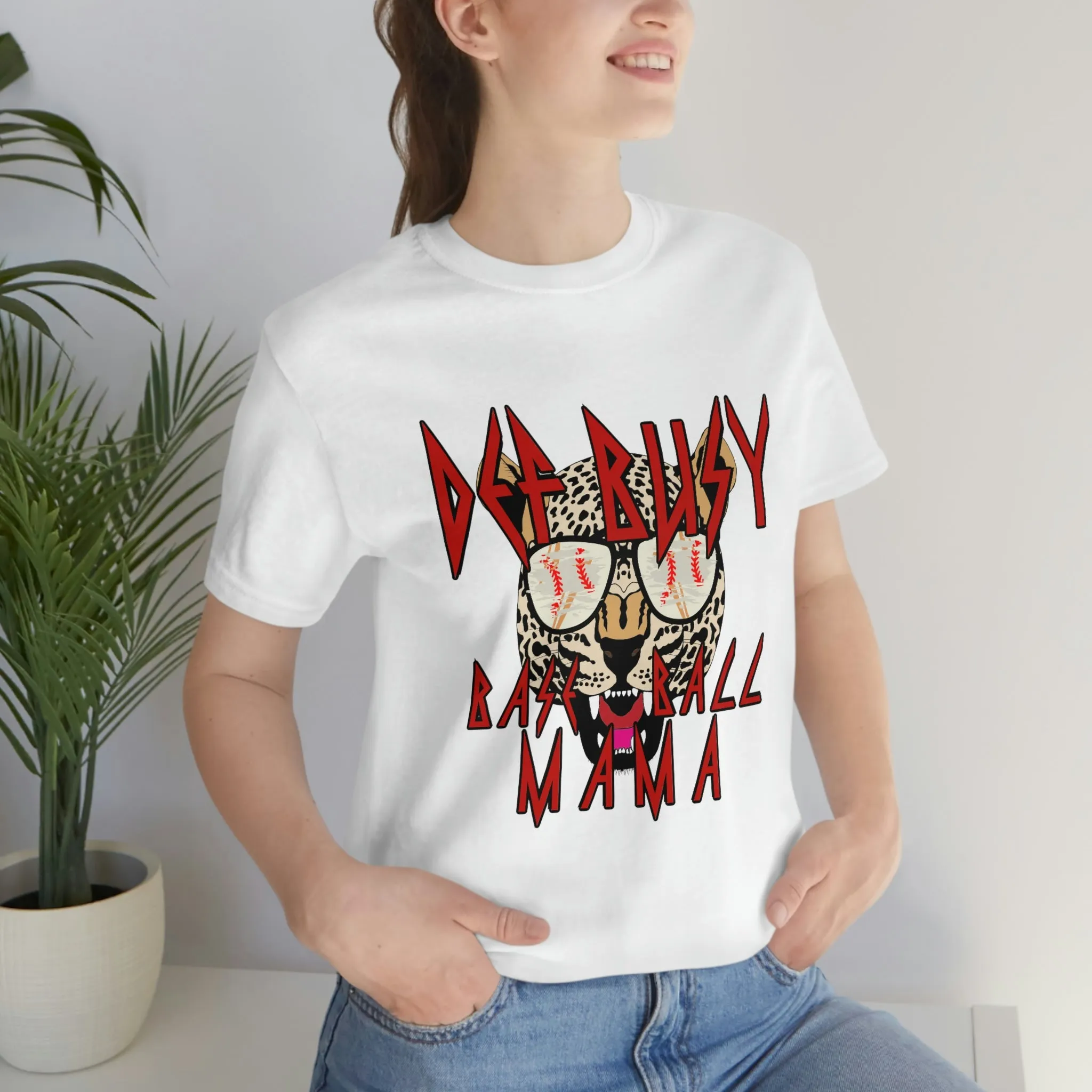 Def Busy Baseball Unisex Jersey Short Sleeve Tee
