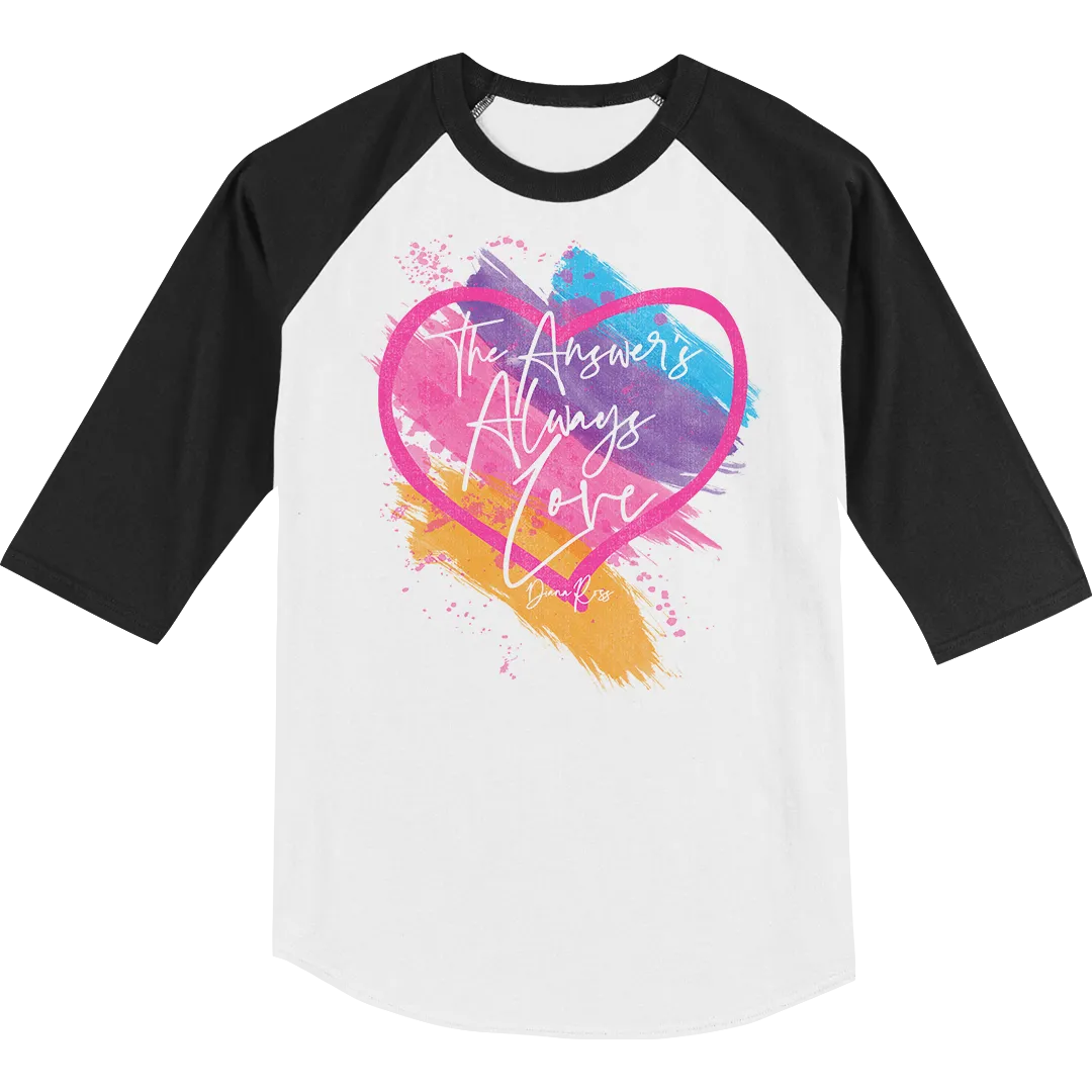 Diana Ross "The Answer's Always Love" Raglan Shirt