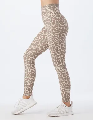 Directional Legging: Oatmilk Leopard