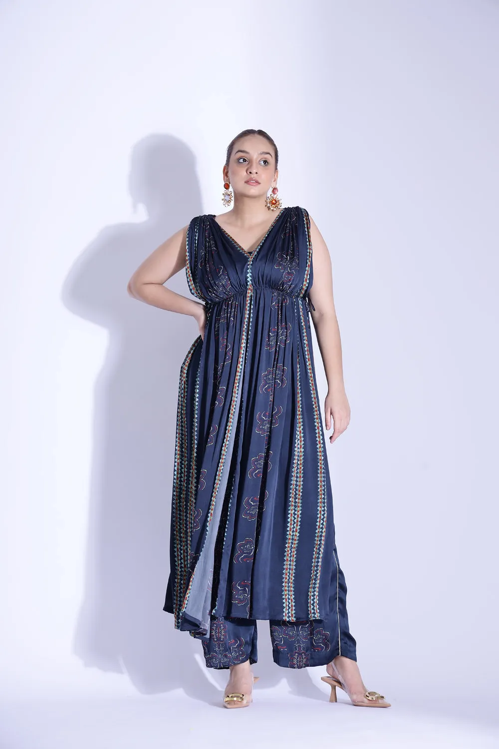 Drape Kurta And Pants