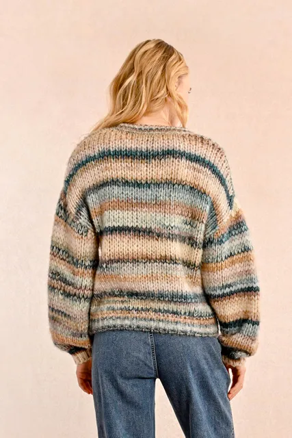 Duck Blue Knitted Sweater