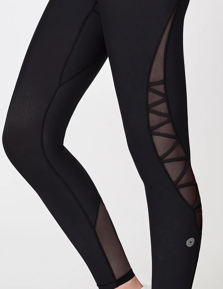 easyoga LESPIRO Spiral Power Tights - L1 Black