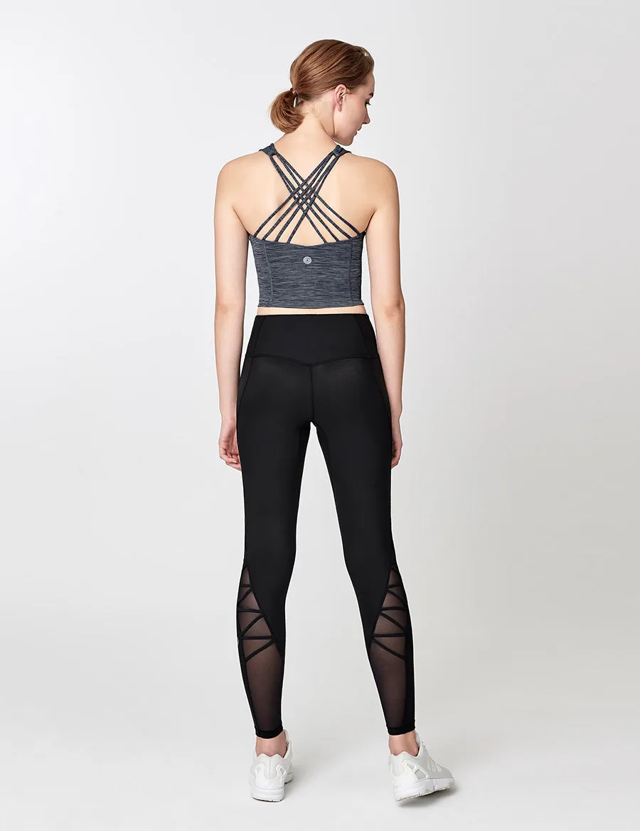 easyoga LESPIRO Spiral Power Tights - L1 Black