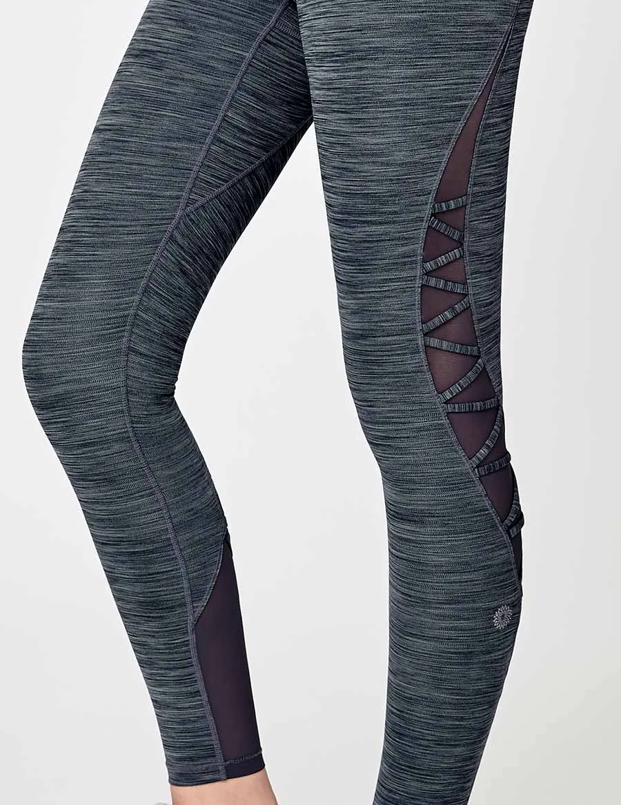 easyoga LESPIRO Spiral Power Tights - M33 M-Ink Blue