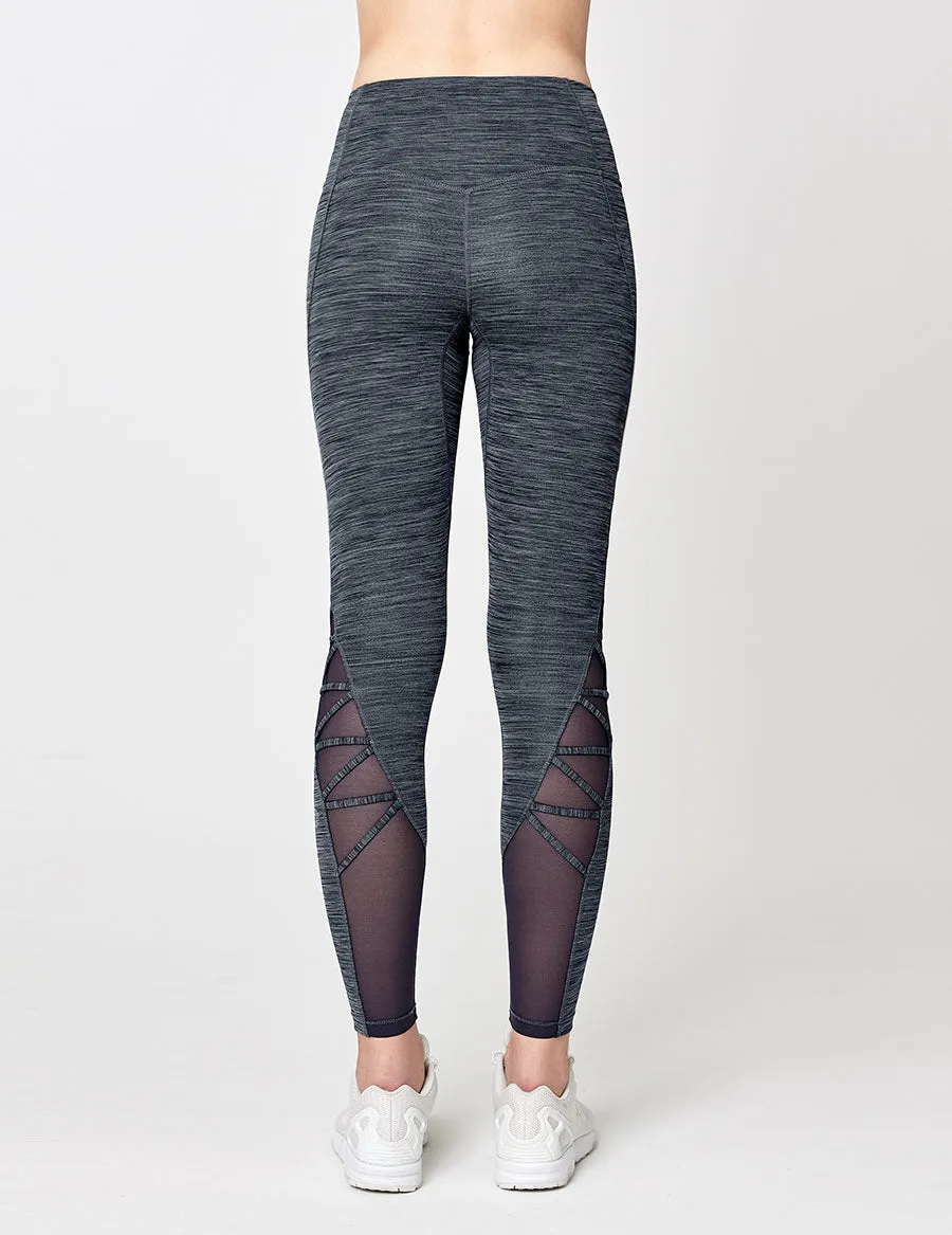 easyoga LESPIRO Spiral Power Tights - M33 M-Ink Blue