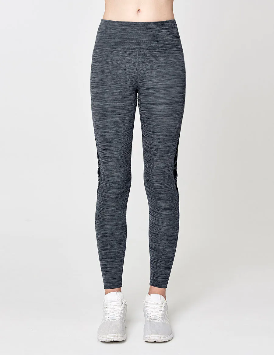 easyoga LESPIRO Spiral Power Tights - M33 M-Ink Blue