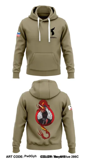 Echo Company (FSC), 3-2D Aviation Regiment (GSAB) Store 1  Core Men's Hooded Performance Sweatshirt - Pw0Gyh