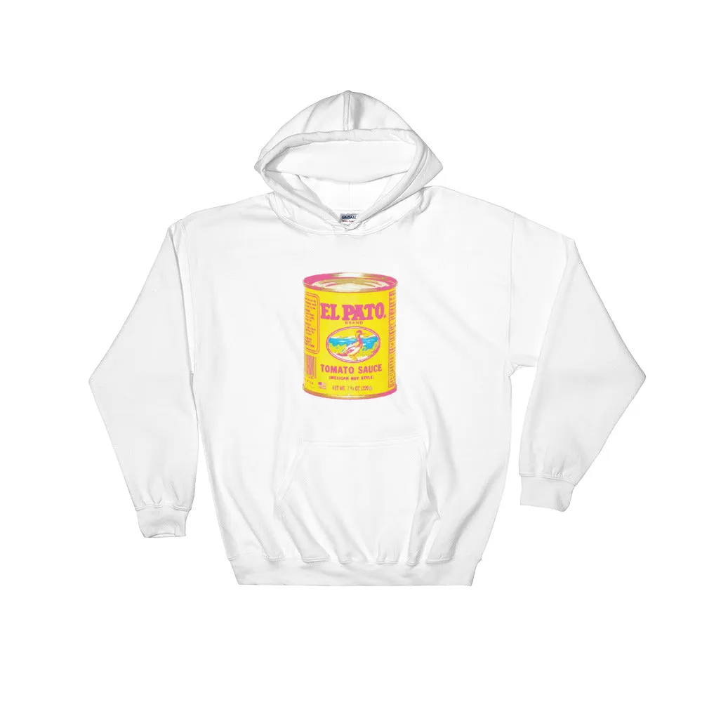 El Pato Hot Sauce Alternative Black Hooded Sweatshirt