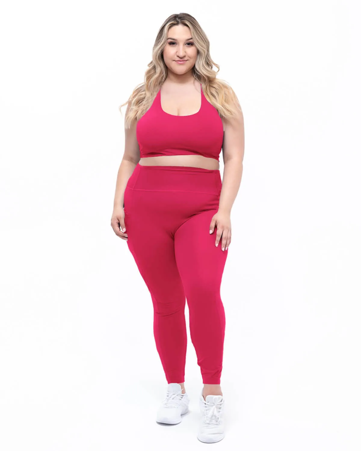 Element High-Rise Legging | Cranberry
