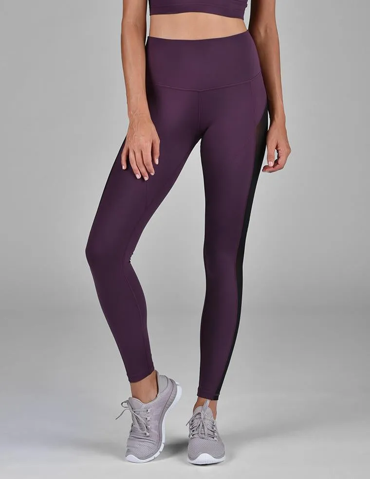 Elevated Legging: Blackberry Wine